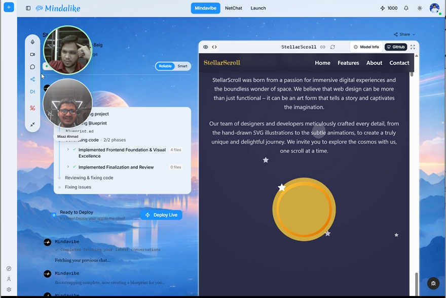 Session invite screenshot
